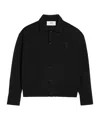 Ami Alexandre Mattiussi Ami Paris Long-sleeved Button-up Cardigan In Black