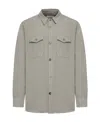 Ami Alexandre Mattiussi Ami Paris Long Sleeved Buttoned Shirt In Gray
