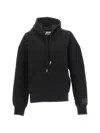Ami Alexandre Mattiussi Ami Paris Long-sleeved Drawstring Hoodie In Black