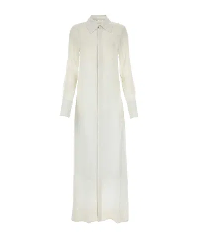 AMI ALEXANDRE MATTIUSSI AMI PARIS LONG-SLEEVED SHIRT DRESS
