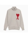 Ami Alexandre Mattiussi Ami Paris Maglia In Gray
