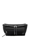 Ami Alexandre Mattiussi Shoulder Bag With Adjustable Strap And Front Pocket In Black