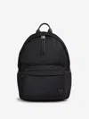 Ami Alexandre Mattiussi Ami Backpack Bag In Smooth Black Polyamide In Black