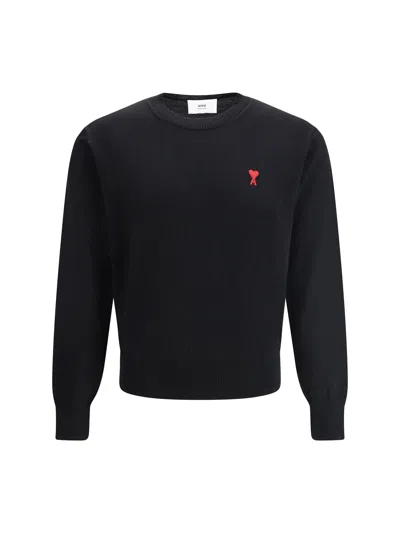 Ami Alexandre Mattiussi Ami Paris Men Adc Sweater In Black