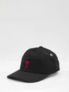 Ami Alexandre Mattiussi Ami Paris Logo-embroidered Cotton Cap