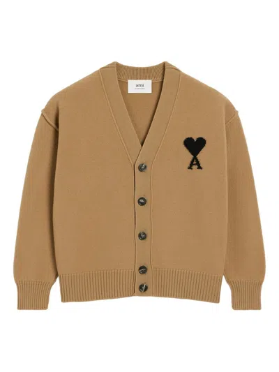 AMI ALEXANDRE MATTIUSSI AMI PARIS MEN AMI DE COEUR CARDIGAN