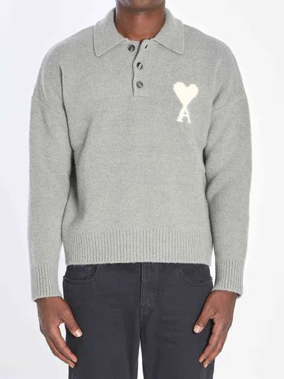 AMI ALEXANDRE MATTIUSSI AMI PARIS MEN AMI DE COEUR POLO