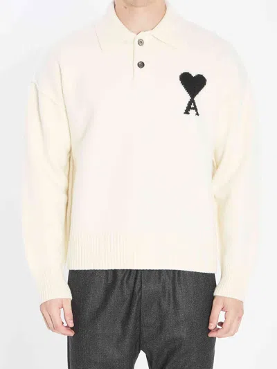 AMI ALEXANDRE MATTIUSSI AMI PARIS MEN AMI DE COEUR POLO