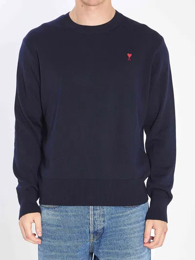 AMI ALEXANDRE MATTIUSSI AMI PARIS MEN AMI DE COEUR SWEATER
