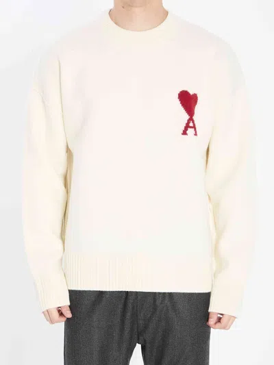 AMI ALEXANDRE MATTIUSSI AMI PARIS MEN AMI DE COEUR SWEATER
