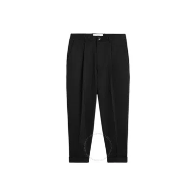 Ami Alexandre Mattiussi Tailored Cropped Trousers In Black
