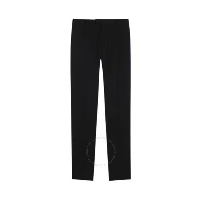 AMI ALEXANDRE MATTIUSSI AMI PARIS MEN'S BLACK CIGARETTE TAPERED TROUSERS