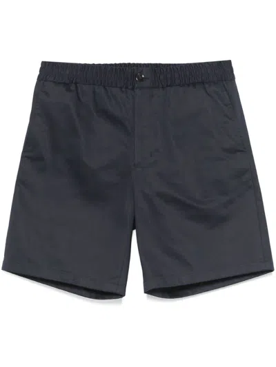 Ami Alexandre Mattiussi Ami Paris Men Cotton Shorts In Blue