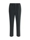 Ami Alexandre Mattiussi Ami Paris Men Elasticized Waist Pants In Black