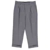 Ami Alexandre Mattiussi Ami Paris Men's Gris Chine Carott Fit Trousers