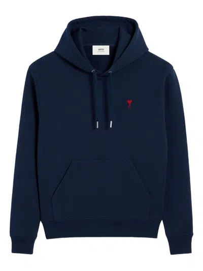Ami Alexandre Mattiussi Ami Paris Men Hoodie In Blue