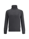 Ami Alexandre Mattiussi Cashmere-wool Ami De Coeur Rollneck Sweater In Blue