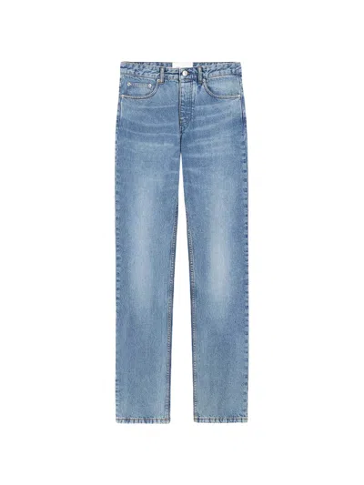 Ami Alexandre Mattiussi Ami Paris Men's Straight-leg Jeans In Blue