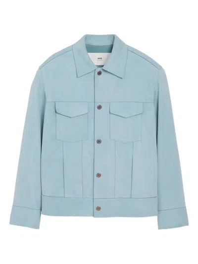 Ami Alexandre Mattiussi Ami Paris Jackets Clear Blue