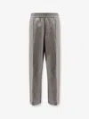 Ami Alexandre Mattiussi Ami Paris Men Virgin Wool Blend Trousers In Gray