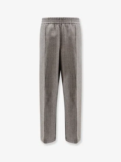 AMI ALEXANDRE MATTIUSSI AMI PARIS MEN VIRGIN WOOL BLEND TROUSERS