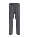 Ami Alexandre Mattiussi Ami Paris Men Virgin Wool Pants In Gray