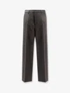 Ami Alexandre Mattiussi Ami Paris Men Virgin Wool Trousers In Brown