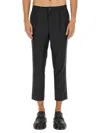 Ami Alexandre Mattiussi Ami Paris Straight-leg Tailored Trousers In Gray