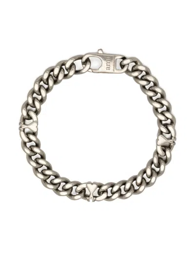 Ami Alexandre Mattiussi Ami Paris Metal Bracelets In Metallic