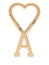 Ami Alexandre Mattiussi Ami De Coeur Hook Keyring Gold In Gold
