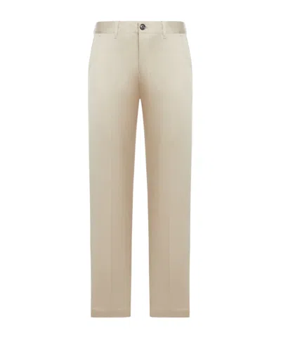 Ami Alexandre Mattiussi Ami Paris Mid Rise Cropped Trousers In Nude
