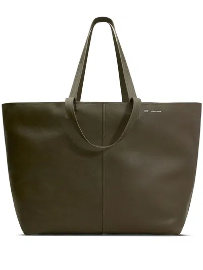 Ami Alexandre Mattiussi Ami Paris Midi Midi Maxi Tote Bag Bags In Green