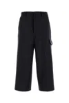 Ami Alexandre Mattiussi Ami Paris Midnight Blue Wool Bermuda Shorts
