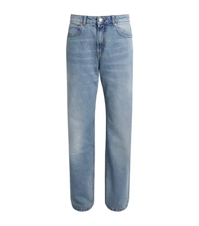 Ami Alexandre Mattiussi Ami Paris Mid-rise Straight Jeans In Blue