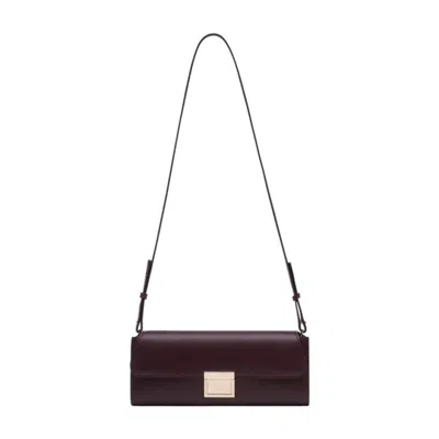 Ami Alexandre Mattiussi Ami Paris Mimi Crossbody In Burgundy