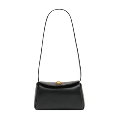 Ami Alexandre Mattiussi Ami Paris Mini Carrousel Shoulder Bag In Black