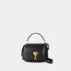Ami Alexandre Mattiussi Mini Paris Schultertasche - Ami Paris - Leder - Schwarz In Black