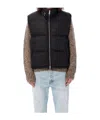 Ami Alexandre Mattiussi Ami Paris Monogram Patch Puffer Gilet In Multicolor