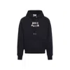 Ami Alexandre Mattiussi Navy Cotton Hoodie With Ami Paris Patch Blue