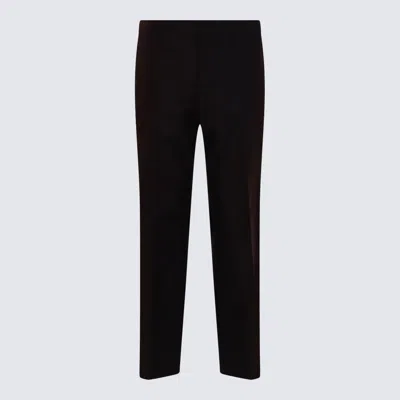 Ami Alexandre Mattiussi Ami Paris Navy Blue Pants In Black