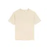 Ami Alexandre Mattiussi Ami Paris Raglan Sleeve Embroidered T Shirt In White