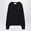 Ami Alexandre Mattiussi Ami Paris Logo-embroidered Stretch-cotton Sweatshirt