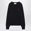 Ami Alexandre Mattiussi Ami Paris Logo-embroidered Stretch-cotton Sweatshirt