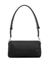 Ami Alexandre Mattiussi Ami Paris Nylon And Canvas Mini Bag In Black
