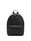 Ami Alexandre Mattiussi Ami Backpack Bag In Smooth Black Polyamide In Black
