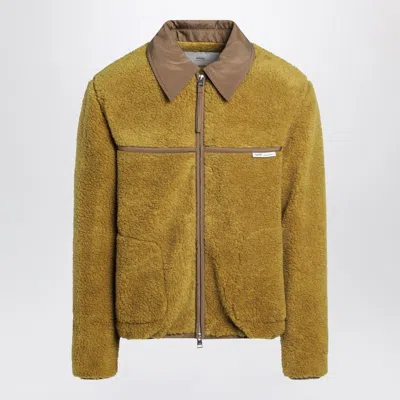 AMI ALEXANDRE MATTIUSSI AMI PARIS OCHRE TEDDY JACKET