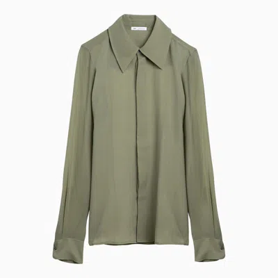 AMI ALEXANDRE MATTIUSSI AMI PARIS OLIVE SHIRT