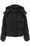 Ami Alexandre Mattiussi Ami De Coeur Puffer Jacket In Black