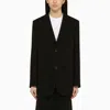 Ami Alexandre Mattiussi Ami Paris Single-breasted Tailored Blazer In Black
