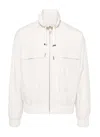 Ami Alexandre Mattiussi Logo-print Hooded Windbreaker In White
